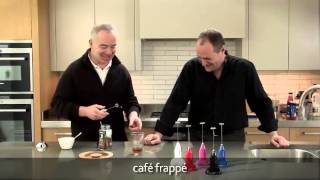 How to make a frappé coffee using an aerolatte milk frother [upl. by Odracir]