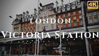 London Victoria Station Walk Through England 4K [upl. by Verner470]