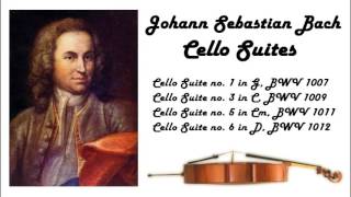 Johann Sebastian Bach  Cello suites in 432 Hz great for reading or studying [upl. by Nibroc384]