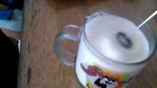 Aerolatte Review Frothing Cold Milk In Under 1 Minute [upl. by Korwin689]